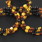 BALTIC AMBER JUNIOR BRACELETS LOT OF 10pcs - OLIVE. XO54M2