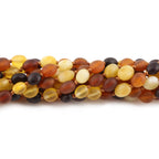 BALTIC AMBER JUNIOR BRACELETS LOT OF 10pcs - OLIVE. XO54MM
