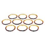 BALTIC AMBER JUNIOR BRACELETS LOT OF 10pcs - OLIVE. XO54R1