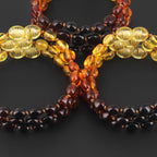 BALTIC AMBER JUNIOR BRACELETS LOT OF 10pcs - OLIVE. XO54R1