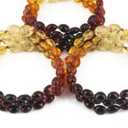 BALTIC AMBER JUNIOR BRACELETS LOT OF 10pcs - OLIVE. XO54R1