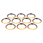 BALTIC AMBER JUNIOR BRACELETS LOT OF 10pcs - OLIVE. XO54R2M