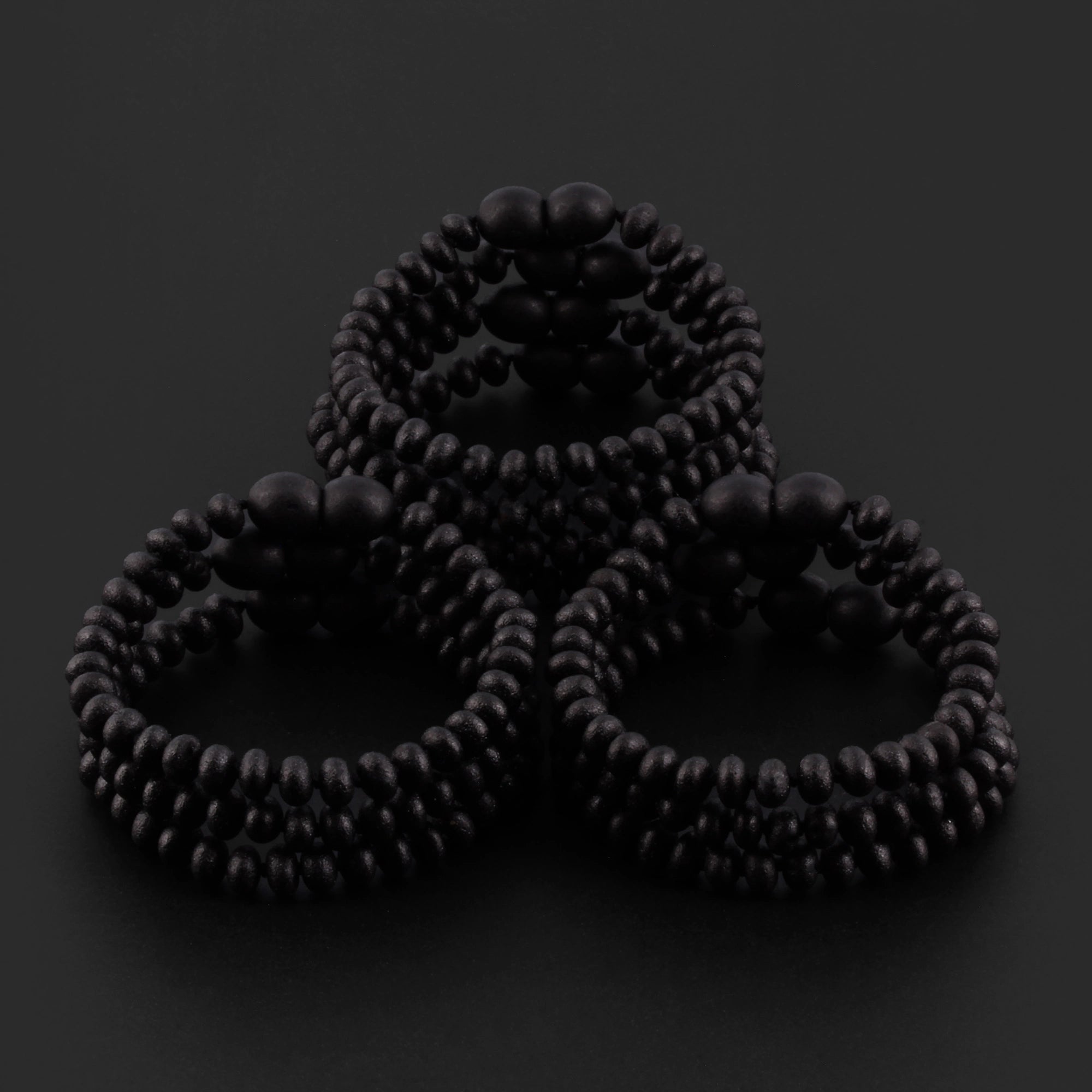 BALTIC AMBER JUNIOR BRACELETS LOT OF 10pcs - ROUNDEL. XR53BM