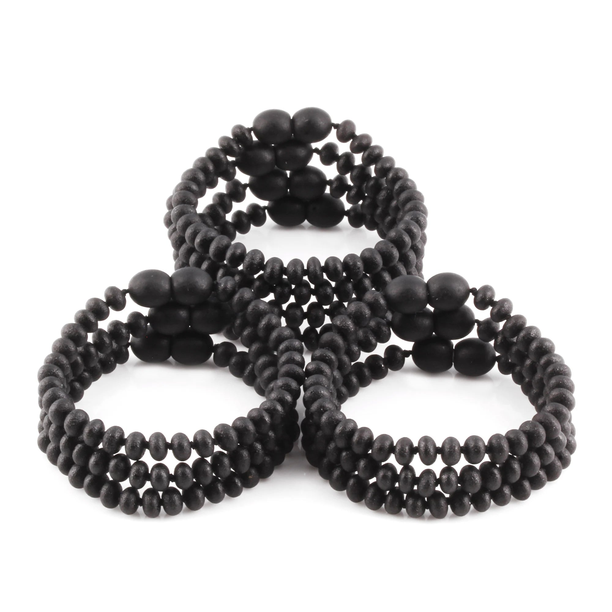 BALTIC AMBER JUNIOR BRACELETS LOT OF 10pcs - ROUNDEL. XR53BM