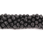Baltic Amber Junior Bracelet Baroque Black Raw Finish - Wholesale Lot of 10pcs - 16cm / 6.3in - XB54B-RAW