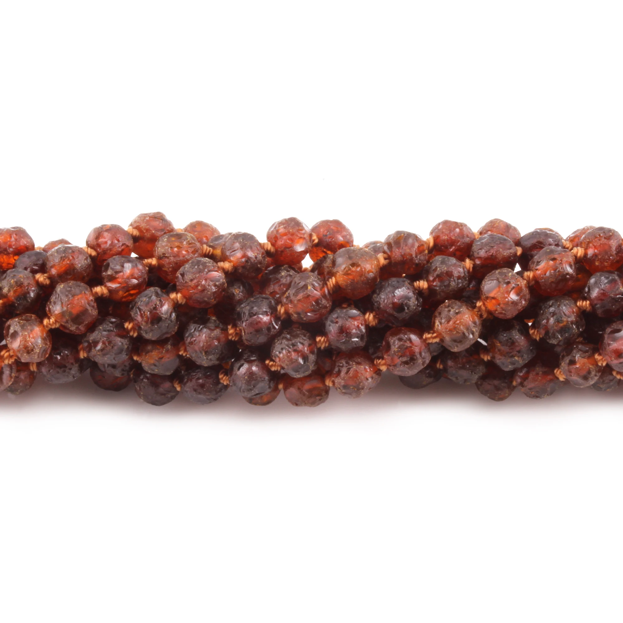 Baltic Amber Junior Necklace Baroque Cognac Raw Finish - Wholesale Lot of 10pcs - 38cm / 15in - XB54C-RAW