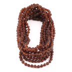 Baltic Amber Junior Necklace Baroque Cognac Raw Finish - Wholesale Lot of 10pcs - 38cm / 15in - XB54C-RAW