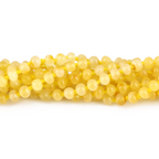 Baltic Amber Junior Necklace Baroque Milky Yellow Glossy Finish - Wholesale Lot of 10pcs - 38cm / 15in - XB54MY