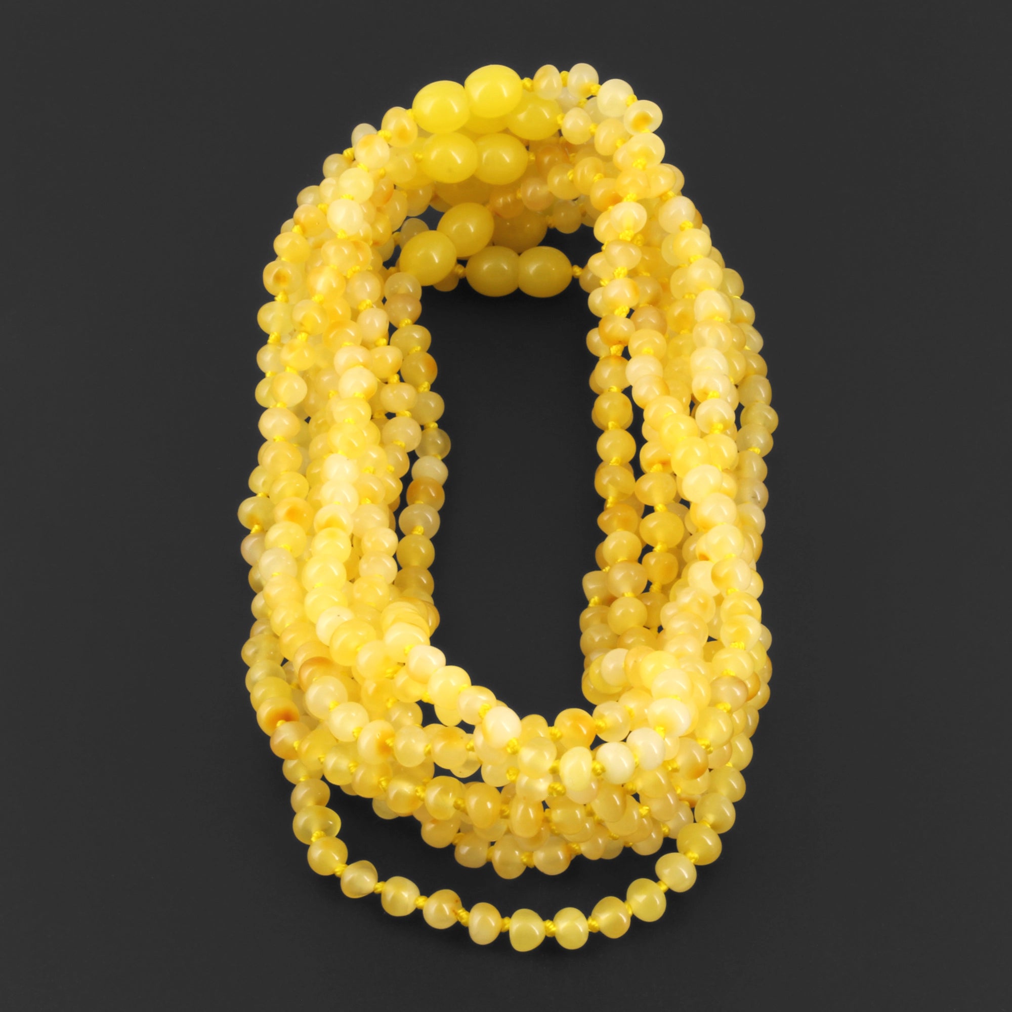 BALTIC AMBER JUNIOR NECKLACES LOT OF 10pcs - BAROQUE. XB54MY