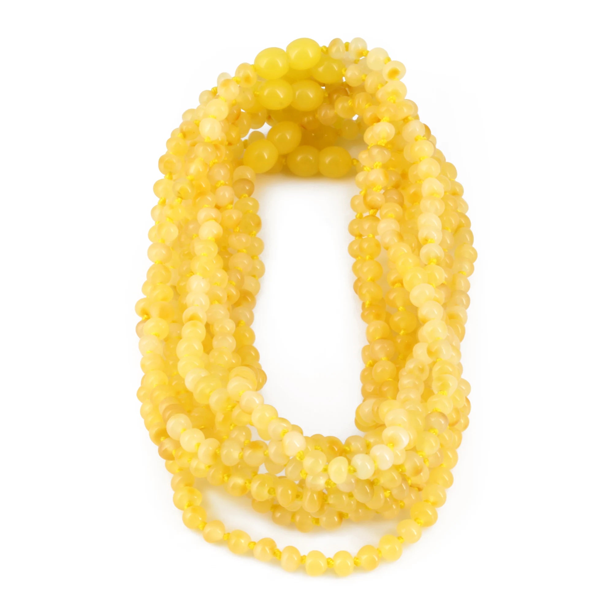 BALTIC AMBER JUNIOR NECKLACES LOT OF 10pcs - BAROQUE. XB54MY