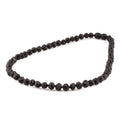 Baltic Amber Junior Necklace Baroque Black Raw Finish - Wholesale Lot of 10pcs - 38cm / 15in - XB54B-RAW