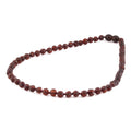 Baltic Amber Junior Necklace Baroque Dark Cognac Raw Finish - Wholesale Lot of 10pcs - 38cm / 15in - XB54DC-RAW