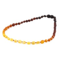 BALTIC AMBER JUNIOR NECKLACES LOT OF 10pcs - OLIVE. XO54R2M