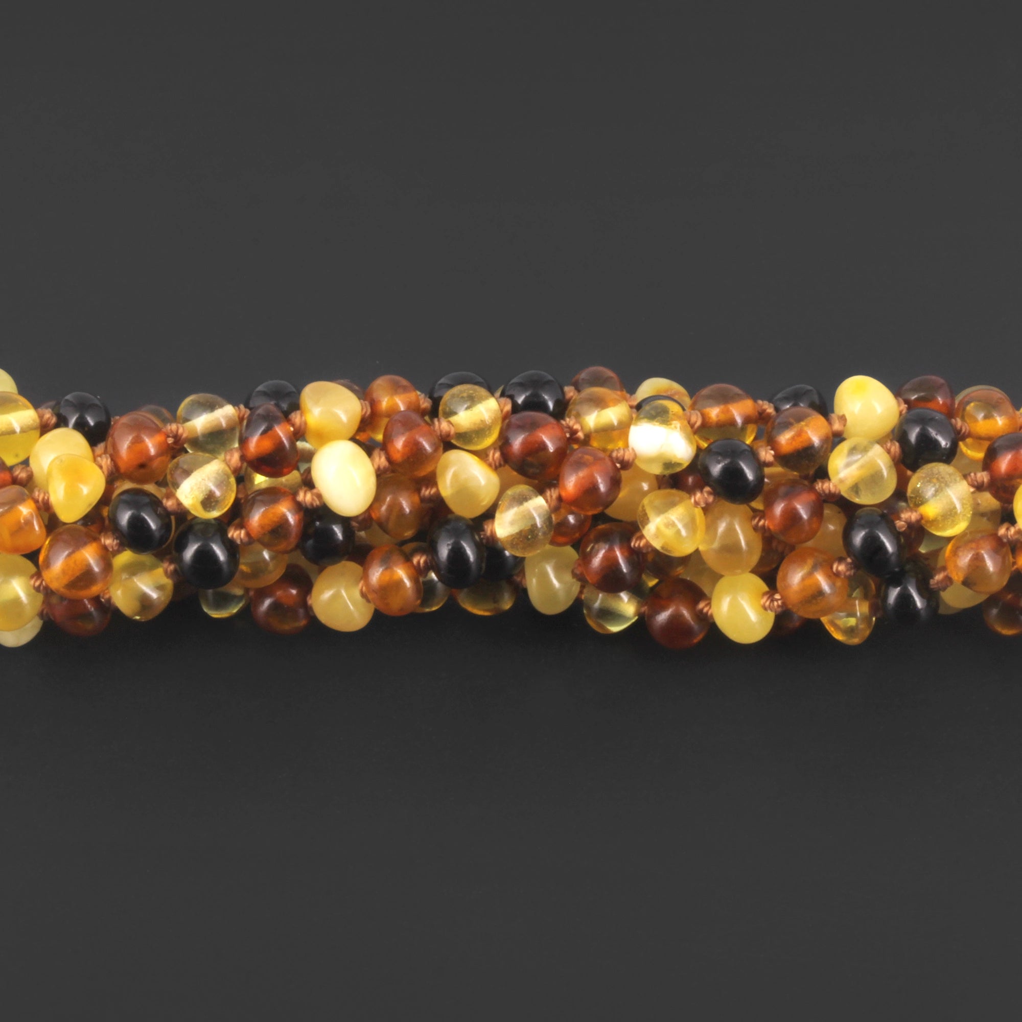 BALTIC AMBER JUNIOR NECKLACES LOT OF 10pcs - BAROQUE. XB54M