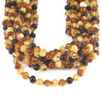 BALTIC AMBER JUNIOR NECKLACES LOT OF 10pcs - BAROQUE. XB54M