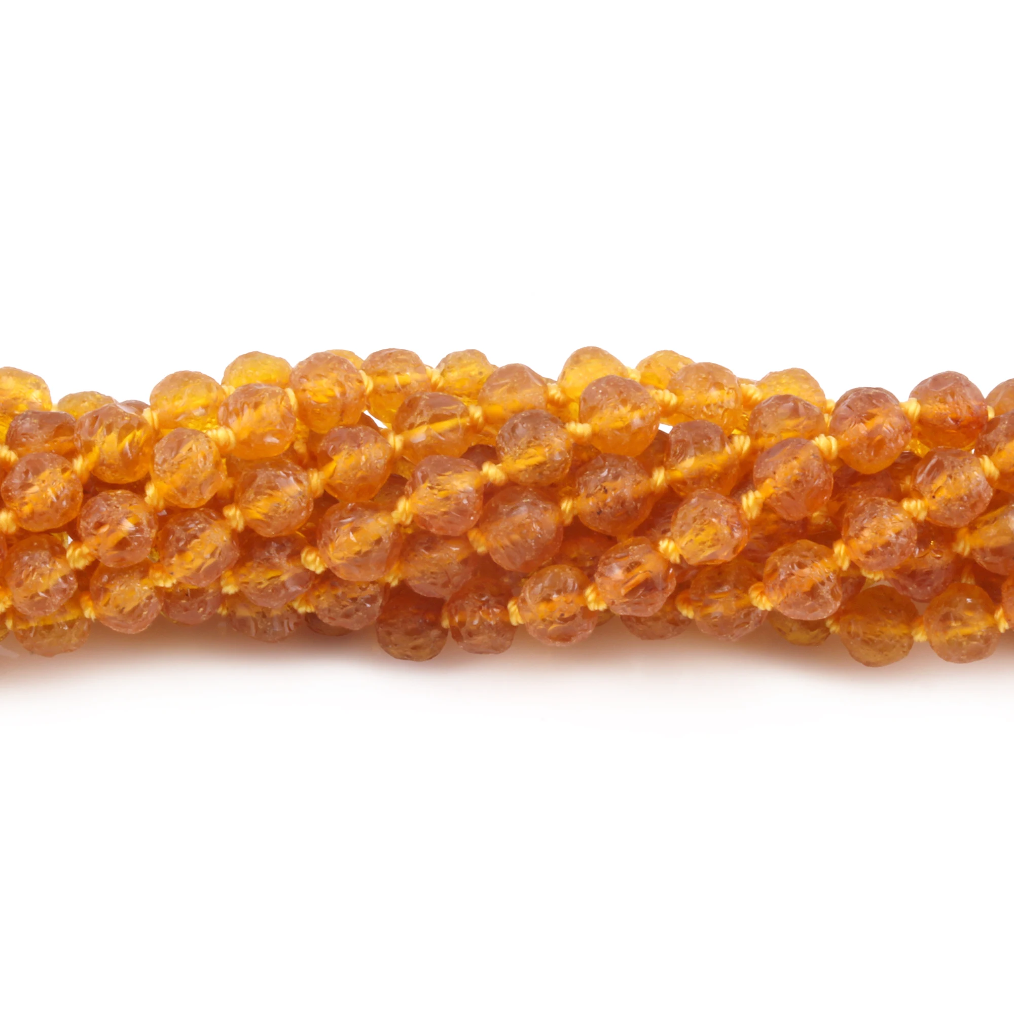 Baltic Amber Junior Necklace Baroque Light Cognac Raw Finish - Wholesale Lot of 10pcs - 38cm / 15in - XB54LC-RAW