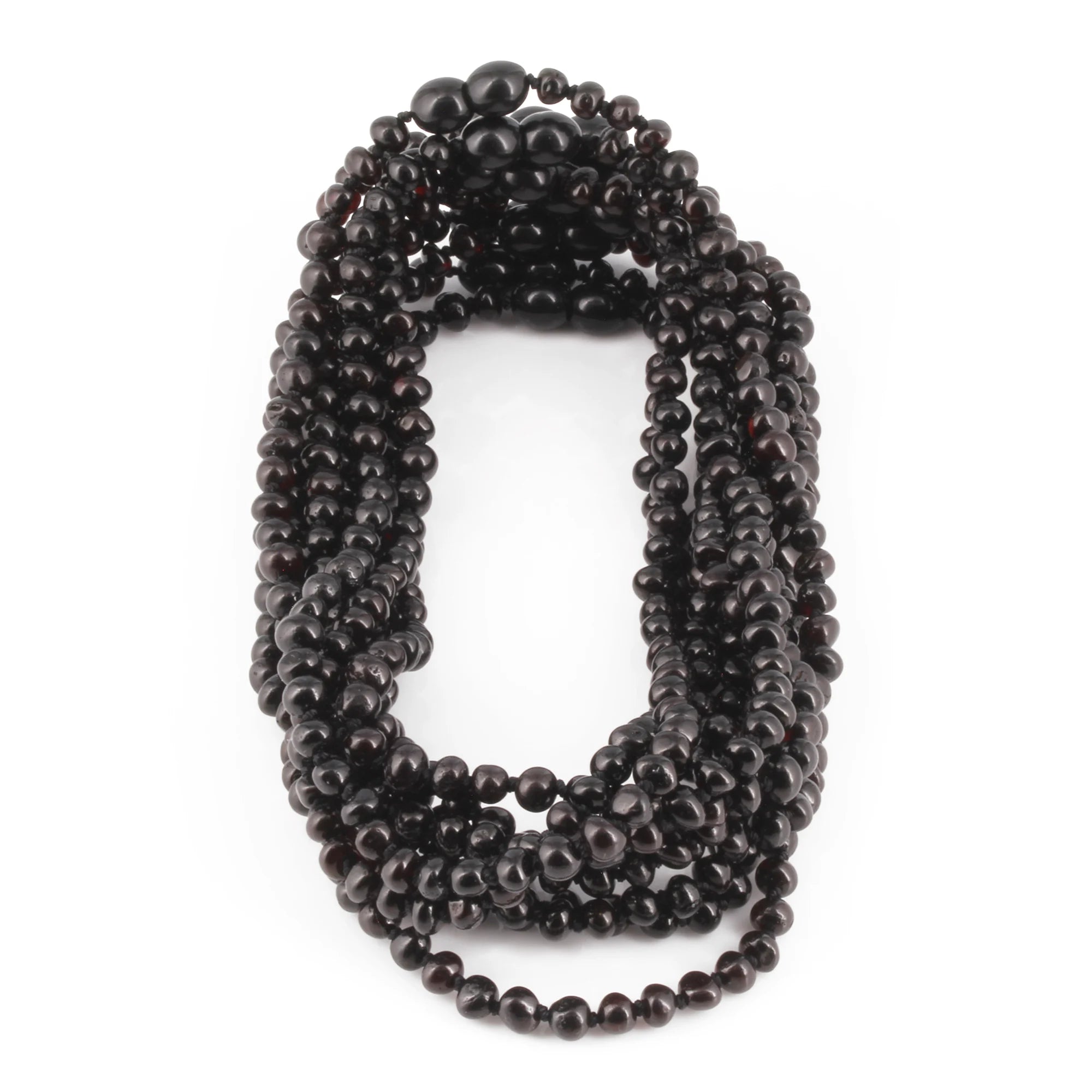 BALTIC AMBER JUNIOR NECKLACES LOT OF 10pcs -  BAROQUE. XB54B