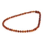 BALTIC AMBER JUNIOR NECKLACES LOT OF 10pcs -  BAROQUE. XB54C