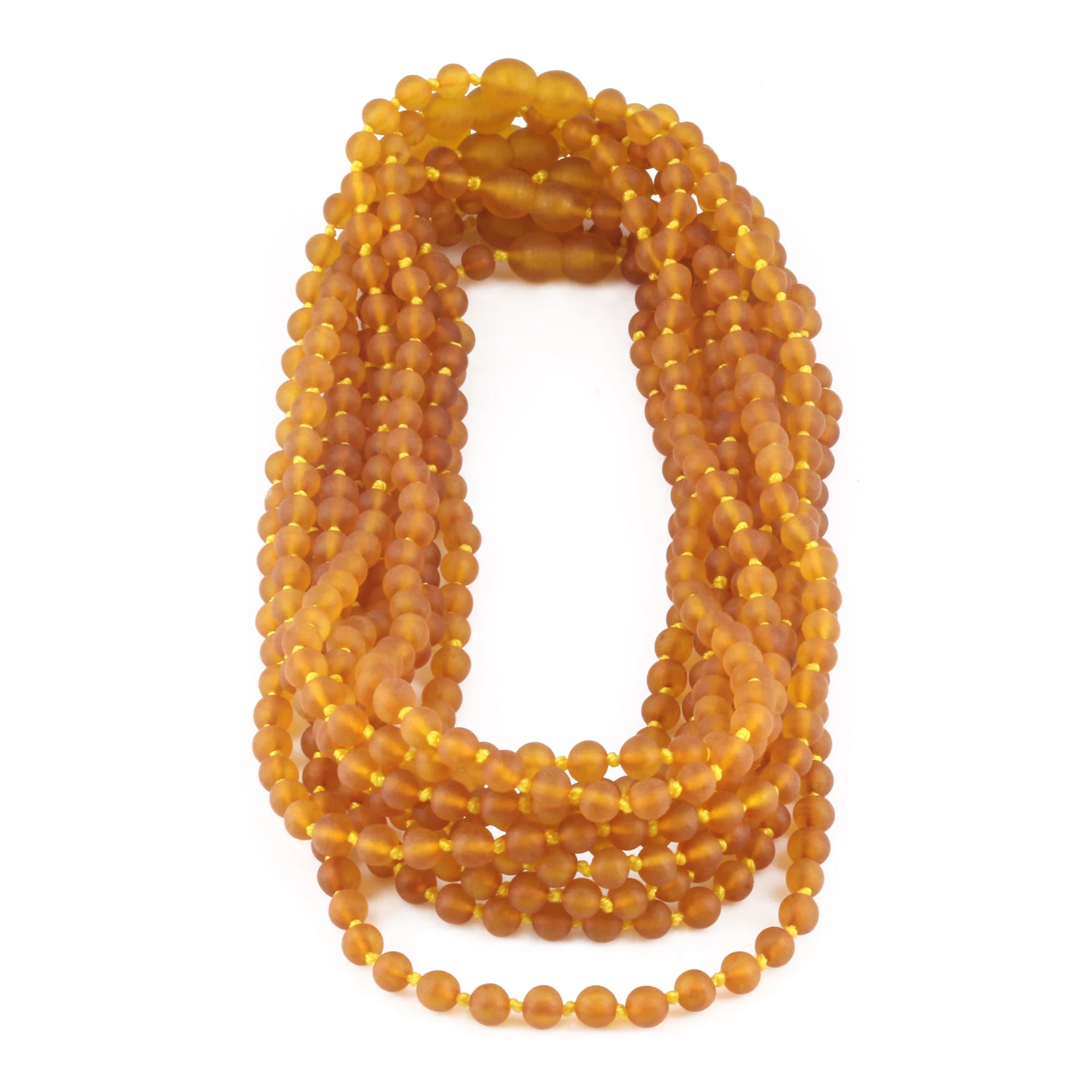 BALTIC AMBER JUNIOR NECKLACES LOT OF 10pcs - BAROQUE. XB54LCM