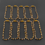 BALTIC AMBER JUNIOR NECKLACES LOT OF 10pcs - BAROQUE. XB43M