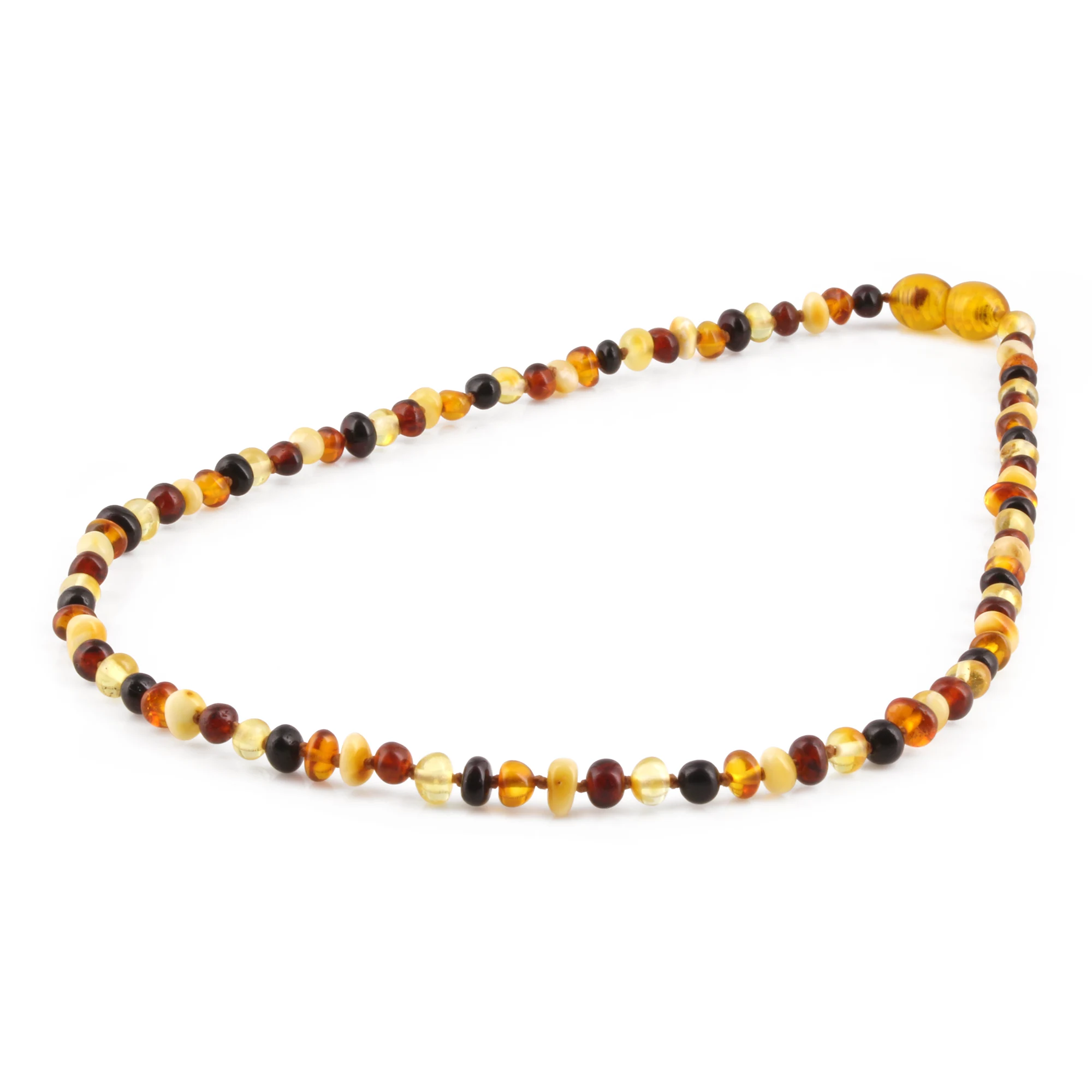 BALTIC AMBER JUNIOR NECKLACES LOT OF 10pcs - BAROQUE. XB43M