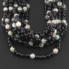 BALTIC AMBER JUNIOR NECKLACES WITH KIWI JASPER LOT OF 10pcs. JN90