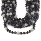 BALTIC AMBER JUNIOR NECKLACES WITH KIWI JASPER LOT OF 10pcs. JN90