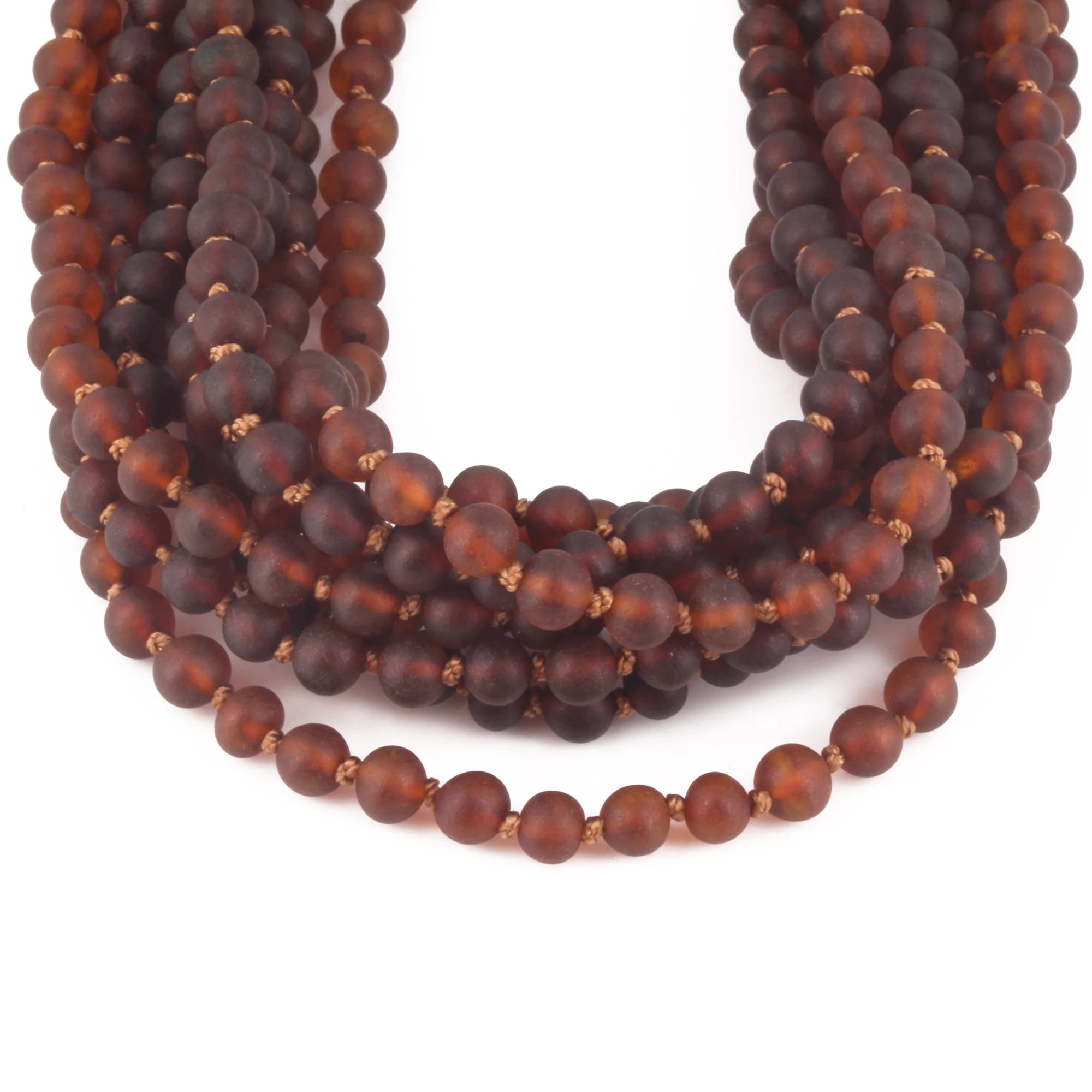 BALTIC AMBER JUNIOR NECKLACES LOT OF 10pcs -  BAROQUE. XB54CM