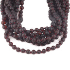Baltic Amber Junior Necklace Baroque Dark Cognac Matte Finish - Wholesale Lot of 10pcs - 38cm / 15in - XB54DCM