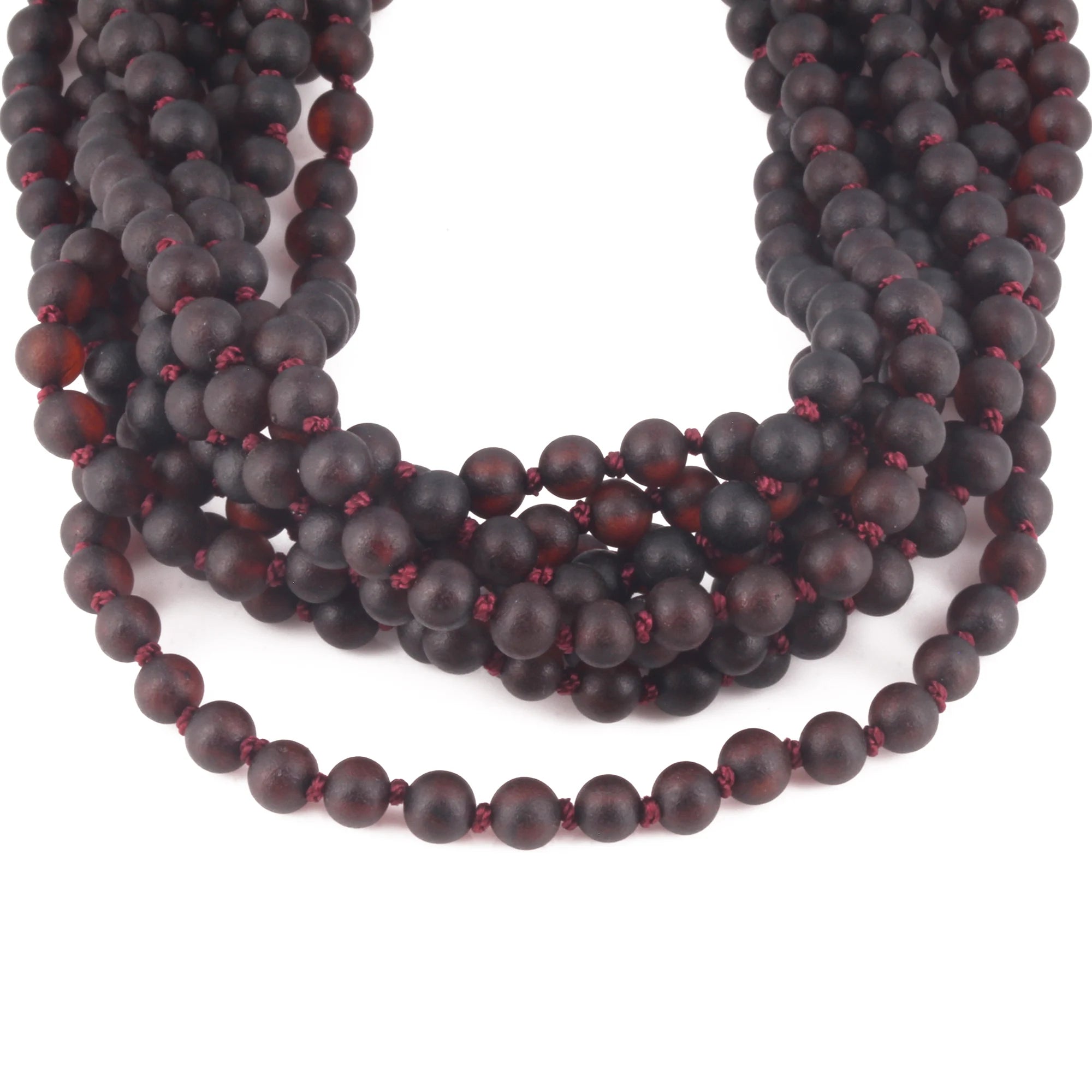 BALTIC AMBER JUNIOR NECKLACES LOT OF 10pcs - BAROQUE. XB54DCM