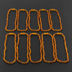 BALTIC AMBER JUNIOR NECKLACES LOT OF 10pcs - BAROQUE. XB54LC