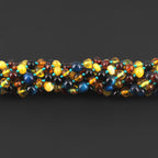 BALTIC AMBER JUNIOR NECKLACES WITH BLUE TIGER EYE LOT OF 10pcs. JN93