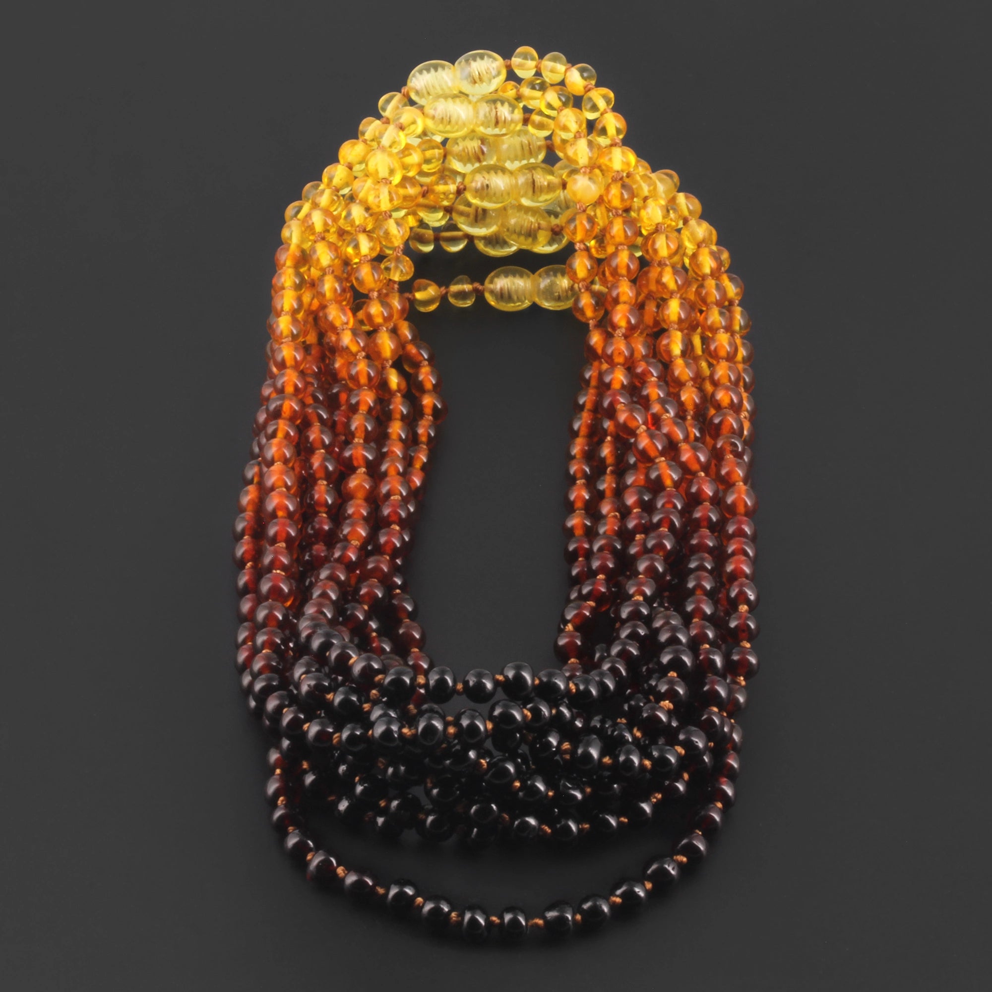 BALTIC AMBER JUNIOR NECKLACES LOT OF 10pcs - BAROQUE. XB54R1