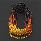 BALTIC AMBER JUNIOR NECKLACES LOT OF 10pcs - BAROQUE. XB54R2