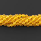 Baltic Amber Junior Necklace Baroque Yellow Matte Finish - Wholesale Lot of 10pcs - 38cm / 15in - XB54YM