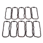 Baltic Amber Junior Necklace Olive Black Matte Finish - Wholesale Lot of 10pcs - 38cm / 15in - XO54BM