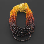 BALTIC AMBER JUNIOR NECKLACES LOT OF 10pcs - OLIVE. XO54R1