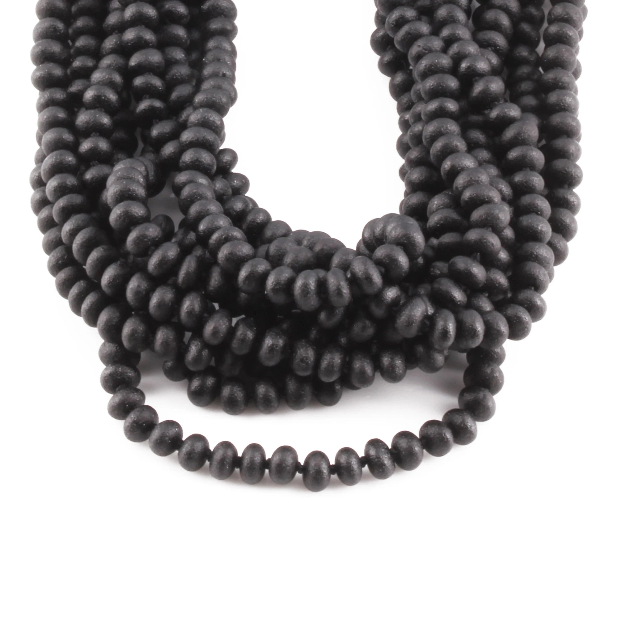 BALTIC AMBER JUNIOR NECKLACES LOT OF 10pcs - ROUNDEL. XR53BM