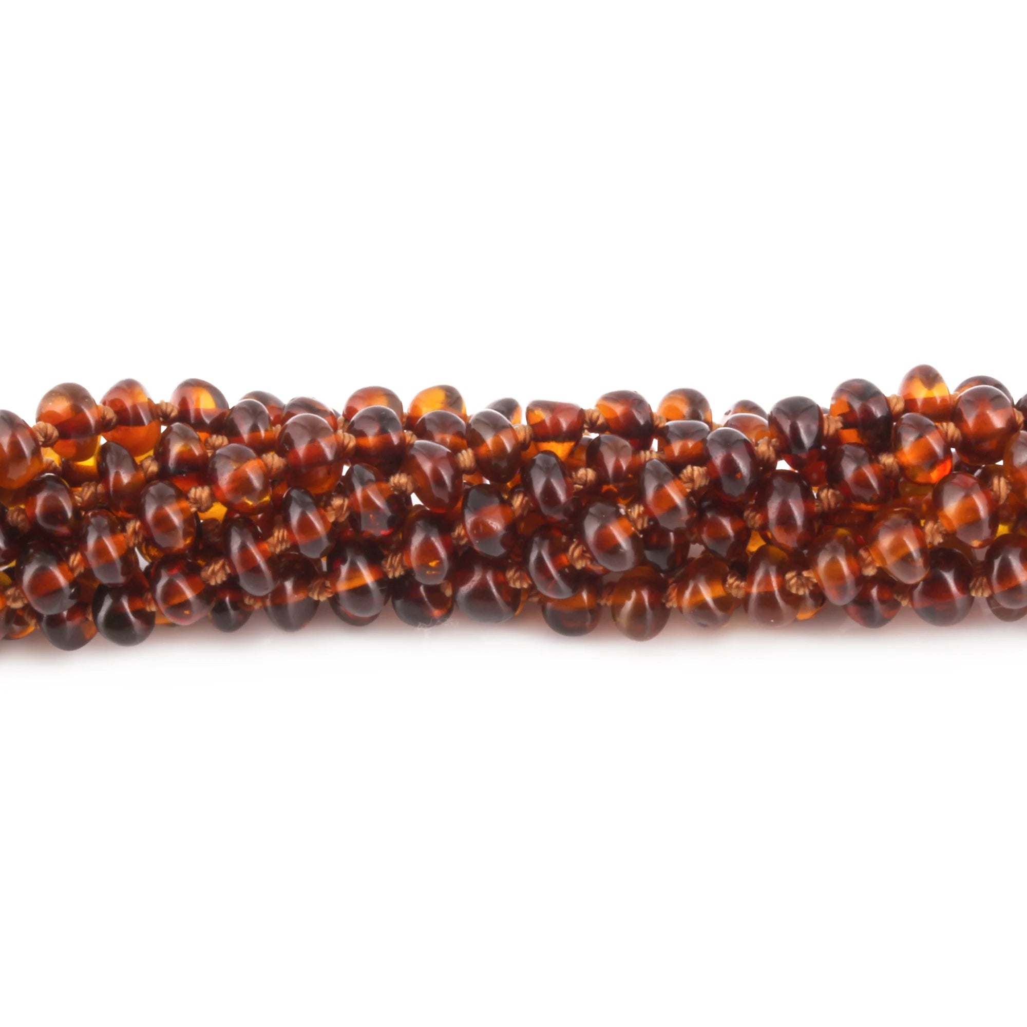 BALTIC AMBER JUNIOR NECKLACES LOT OF 10pcs - ROUNDEL. XR53C