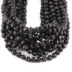 Baltic Amber Junior Necklace Baroque Black Raw Finish - Wholesale Lot of 10pcs - 38cm / 15in - XB54B-RAW