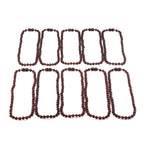 Baltic Amber Junior Necklace Baroque Dark Cognac Raw Finish - Wholesale Lot of 10pcs - 38cm / 15in - XB54DC-RAW