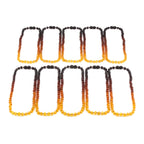 Baltic Amber Junior Necklace Baroque Rainbow Raw Finish - Wholesale Lot of 10pcs - 38cm / 15in - XB54R2-RAW