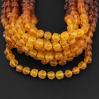 Baltic Amber Junior Necklace Baroque Rainbow Raw Finish - Wholesale Lot of 10pcs - 38cm / 15in - XB54R2-RAW