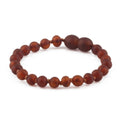 BALTIC AMBER BABY TEETHING BRACELETS LOT OF 10pcs - BAROQUE. XB54CM