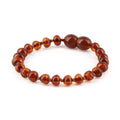 BALTIC AMBER BABY TEETHING BRACELETS LOT OF 10pcs -  BAROQUE. XB54C