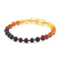 BALTIC AMBER JUNIOR BRACELETS LOT OF 10pcs - BAROQUE. XB54R1M