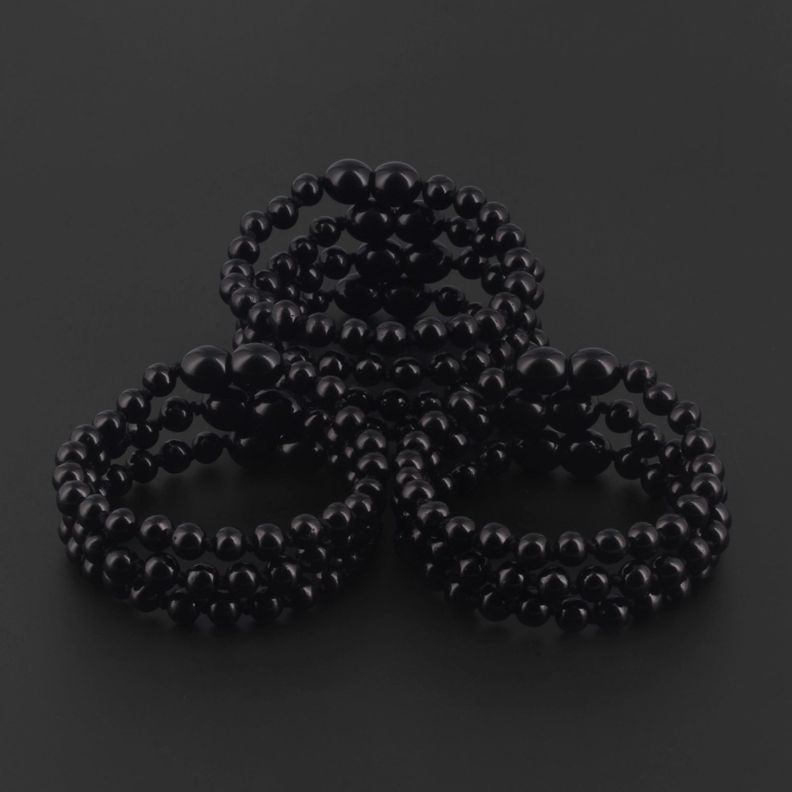 BALTIC AMBER BABY TEETHING BRACELETS LOT OF 10pcs -  BAROQUE. XB54B