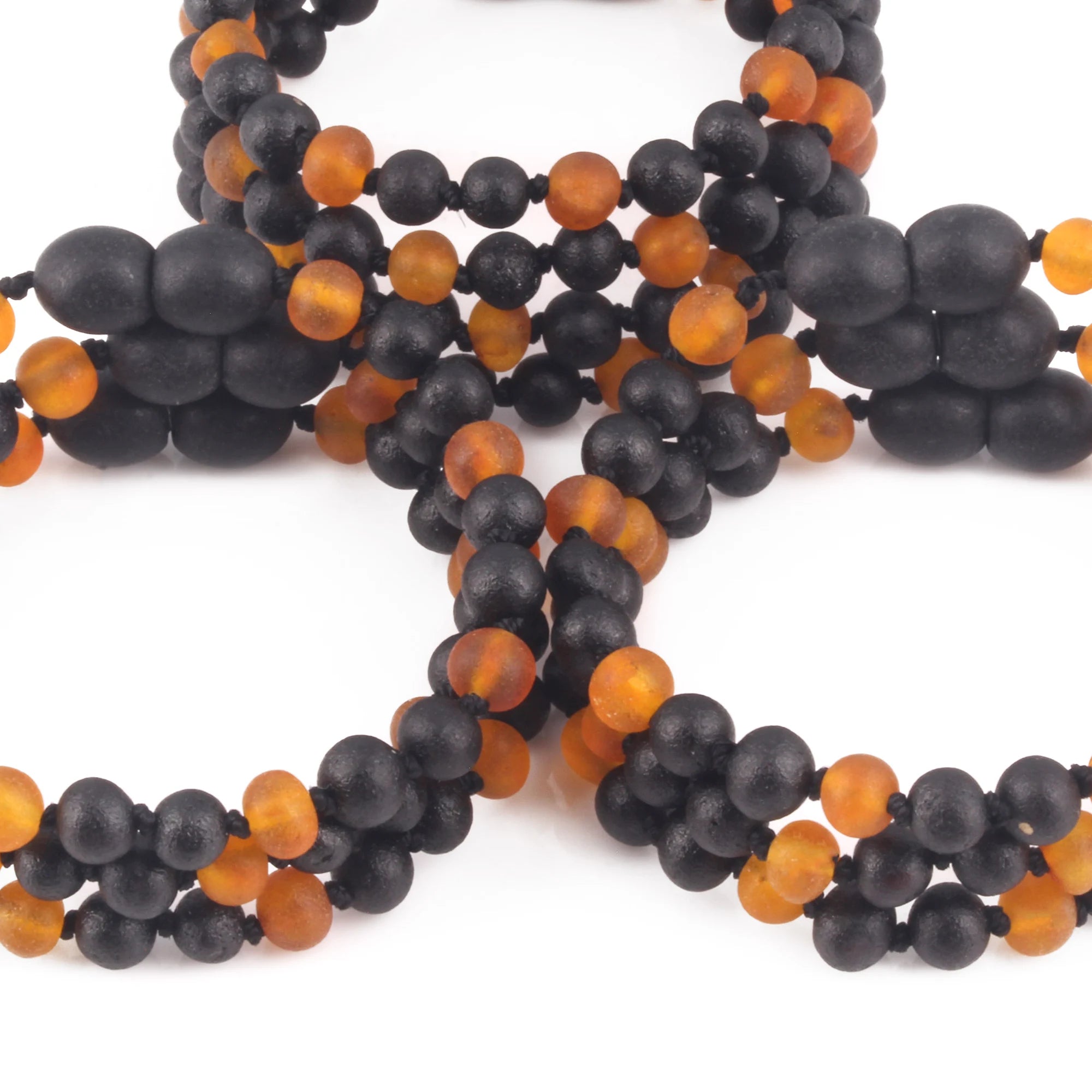 BALTIC AMBER BABY TEETHING BRACELETS LOT OF 10pcs - BAROQUE. LE552