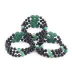 BALTIC AMBER BABY TEETHING BRACELETS WITH GREEN FROST AGATE LOT OF 10pcs. LE550