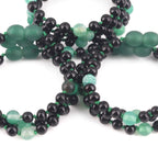 BALTIC AMBER BABY TEETHING BRACELETS WITH GREEN FROST AGATE LOT OF 10pcs. LE550